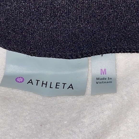 Athleta Skirt Monarch print Fleece lined Tech Stretch Black /Gray A Line size M - Picture 9 of 11